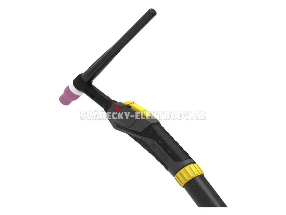 Cenový Hit Hořák ESAB Exeor TIG SR 21 FX, OKC 50, Amphenol (2-pin) - 8 metrů Pro Caddy Tig, Renegade ET.