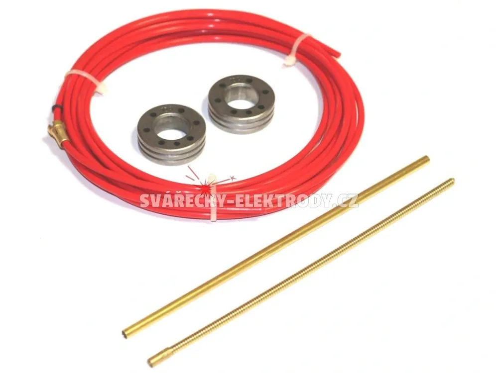 Sada pro hliník s kladkami 19/37 - 1,0 - 1,2 mm - 4 metry Výhodná Nabídka