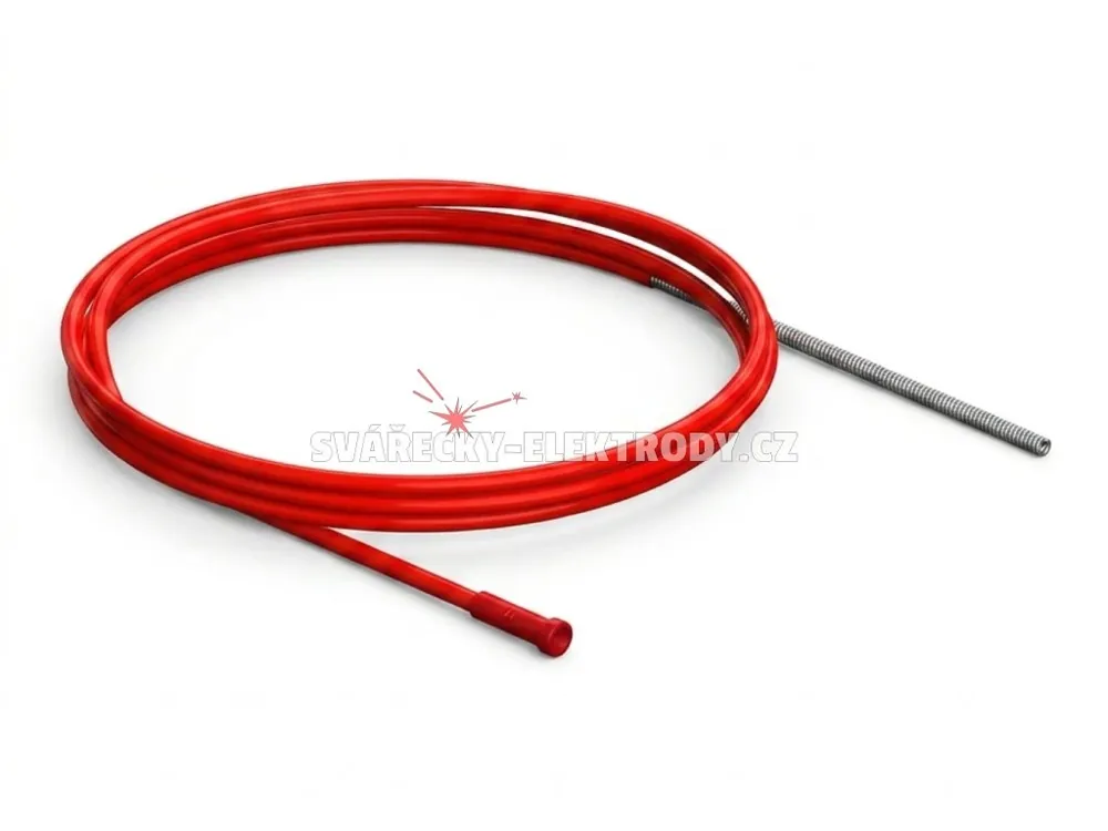 Izolovaný bowden ESAB PSF - 0,9-1,2 mm - červený HD - 3 metry Novinka
