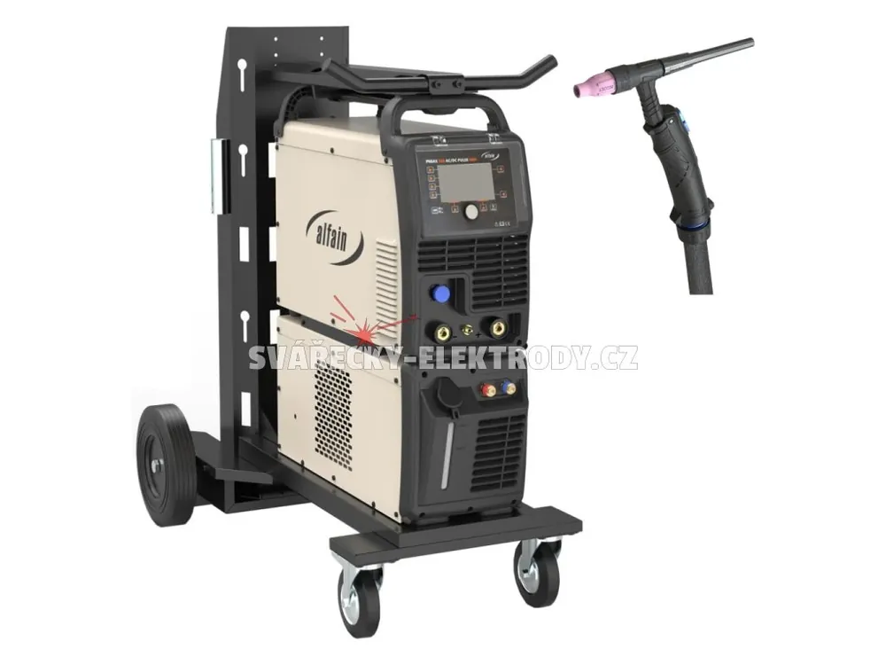 Alfa In PEGAS 320 AC/DC PULSE NEO + chlazení + hořák UD + vozík Novinka