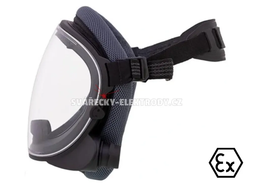 Ochranný štít CleanAIR UniMask TR1 (2-bod) - šedý Zlevněný