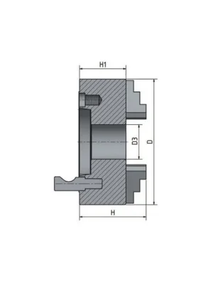 4-čelisťové sklíčidlo s nezávisle stavitelnými čelistmi ø 250 mm Camlock 6 Nejprodávanější
