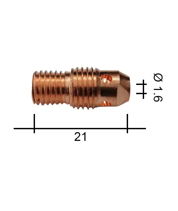 Spannzangenhalter 1,6 21 mm /TE0003-16/13N27/525.2451.6/701.0276-ZVAR/ WIG/9/20 Standard Akční Cena