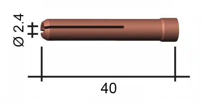 Spannzange 2,4 40 mm /701.1228/13N23L/ ABITIG 9/20 JUMBO Expresní Doručení