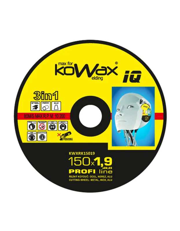 Trennscheibe KOWAX 150x1,9mm IQ+3in1 (KWXRK15019) Víkendová Akce