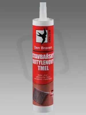 Stavbařský butylenový tmel 600ml šedý DEN BRAVEN 10115BD Horká Nabídka