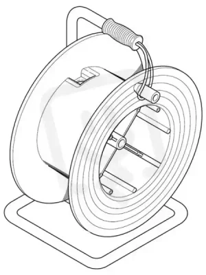 Must-Have Prázdný kabelový buben ROLLER 330 standardní SCAME SC92062