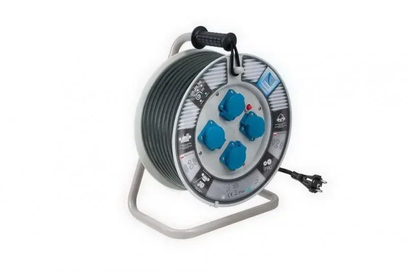 Malpro B.1114-40 Prodlužovačka na bubnu 340mm,H05RR F 3x2,5-40m,4x16A(250V),IP44 Omezená Nabídka