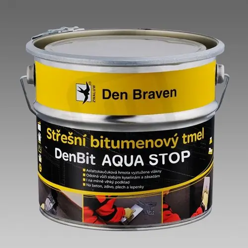 Oblíbený Střešní bitumenový tmel AQUA STOP 3kg DenBit DEN BRAVEN 11020BI