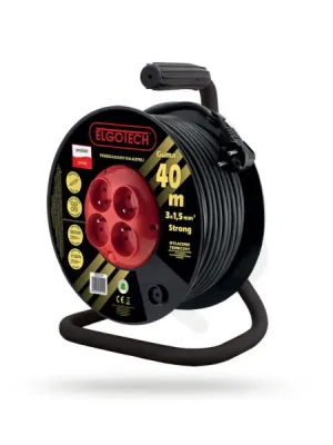 Prodlužovací buben PZB-40-30G/2,5 30m 4x zásuvka 230V, H05RR-F 3x2,5 ELGOTECH Top Prodej