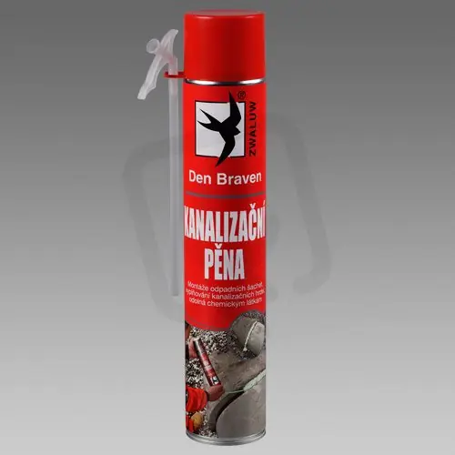 Nízká Cena Kanalizační pěna 750 ml pistolová DEN BRAVEN 40220KAN