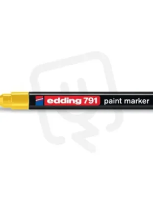 Vysoce Kvalitní EDDING 791 žlutá Permanentní pero s kulatým hrotem 1-2mm / barva žlutá