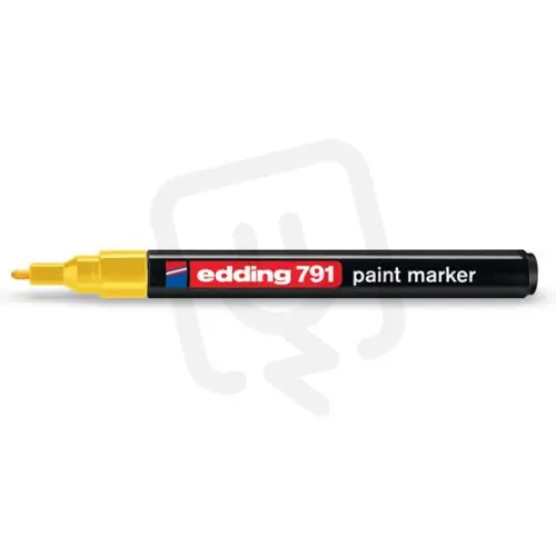 Vysoce Kvalitní EDDING 791 žlutá Permanentní pero s kulatým hrotem 1-2mm / barva žlutá