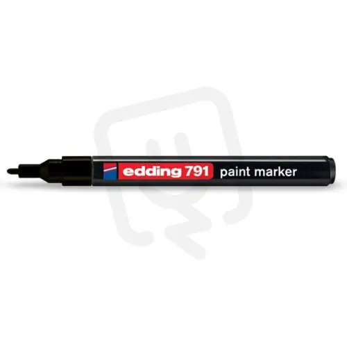 EDDING 791 černá Permanentní pero s kulatým hrotem 1-2mm/barva černá(EDDING 751) Must-Have