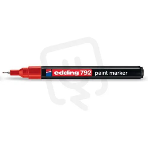 EDDING 792 rudá Permanentní pero s kulatým hrotem 0,8mm / barva rudá Akce