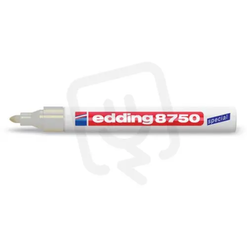Sezónní Sleva EDDING 8750 bílá Permanentní pero s kulatým hrotem 2-4mm / barva bílá