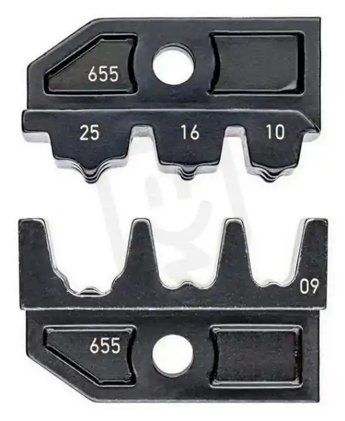 KNIPEX 974909 čelisti k LK1 na dutinky, pro průřezy 10-25mm2 dle UL C1-D 1025 Rychlé Dodání