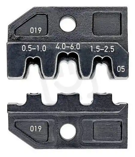 Pouze Dnes KNIPEX 974905 čelisti k LK1 na mosazné objímky 4,8 a 6,3mm pro průřezy 0,5-6mm2