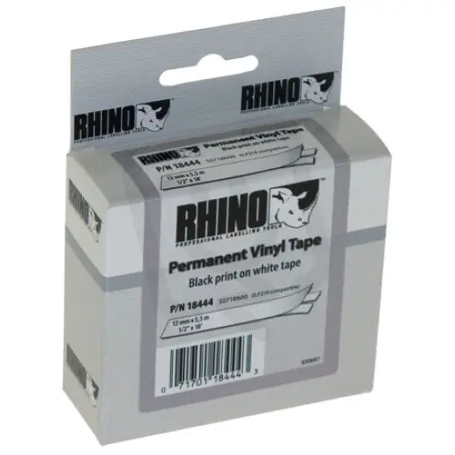 S0718450 18432 DYMO páska RHINOVinylová šíře 12mm,návin 5,5m Nakupujte Hned