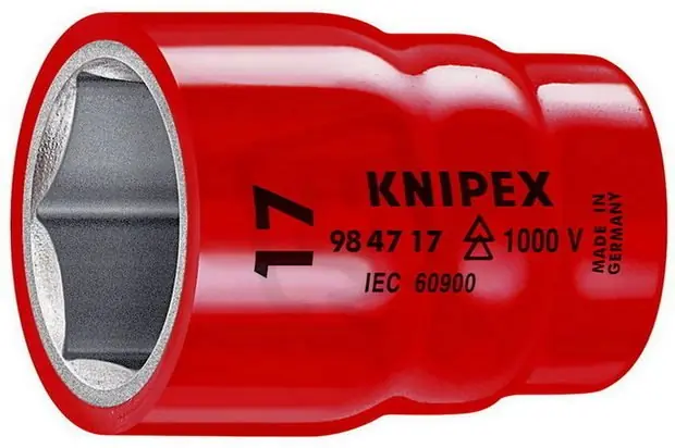 Finální Výprodej Nasazovací nástrčný klíč, s vnitřním čtyřhranem 1/2‘‘ KNIPEX 98 47 19