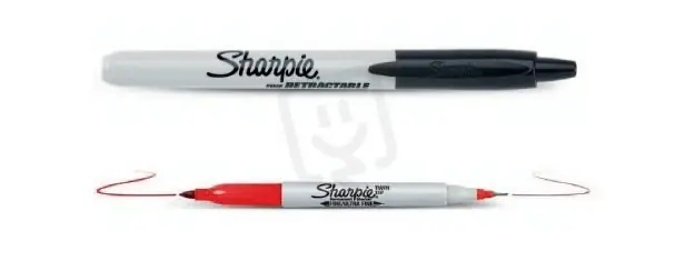 GPH SHARPIE-TT Č Popisovač permanentní černý, Časově Omezené