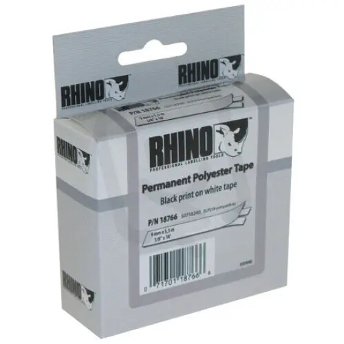 S0718240 18482,18766 DYMO páska RHINO permanentní polyesterová šíře 9mm Ihned K Objednání