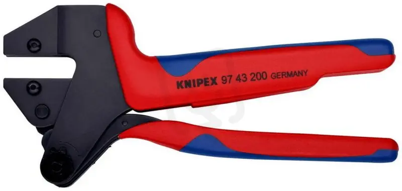 Sezónní Sleva KNIPEX 9743200A lisovací kleště na koncovky Tyco 539635-1 Ergocrimp bez čelistí