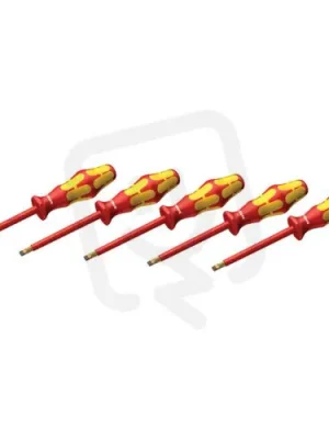 Kup Teď Sada 5ks šroubováků plochých 1000V Kraftform, rozměry 2,5-5,5mm SR 5,5 SET