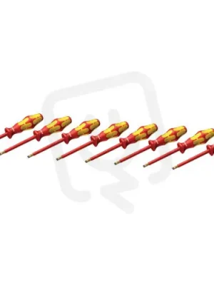 Aktuální Sada 8ks šroubováků plochých 1000V Kraftform, rozměry 2,5-10mm SR 10 SET