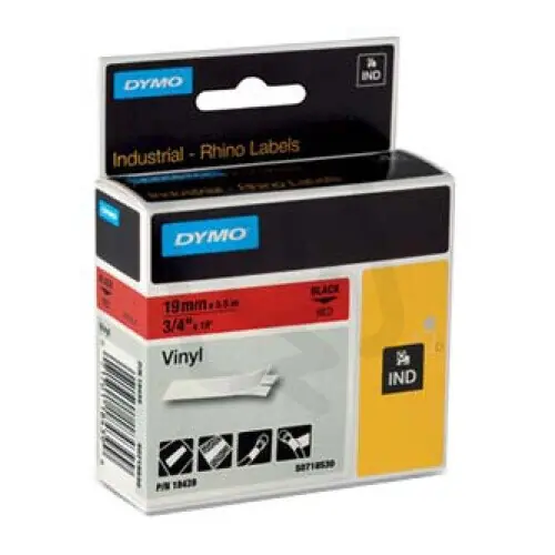 18439 DYMO páska RHINO vinylová šíře 19m Nejprodávanější