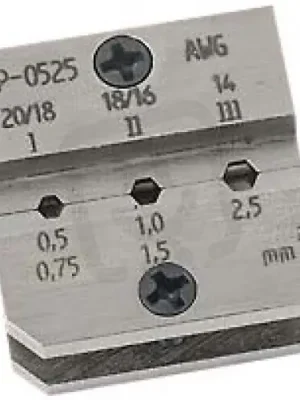 Objednat Nyní Čelisti WDT na kontakty Walther, průřez 0,5-2,5mm2 C3-SK 0525
