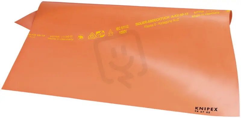 Pryžový izolační přehoz z gumy 500 mm KNIPEX 98 67 05 Oblíbený