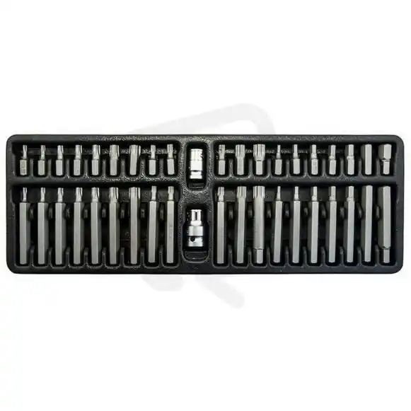 Sada zástrčných hlavic 10mm XZN TRX IMBUS 3/8‘ ‘1/2‘‘ 40 dílů, plastové plato A Speciální Cena