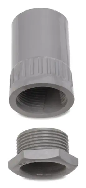 Vývodka AFT/MBS DN40 PVC GY vnitřní závit UNIVOLT 020787 Nová Kolekce
