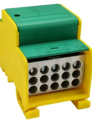 Distribuční blok DTB 120/15x16+4x35 žluto-zelený ELEKTRO BEČOV UB120BK24 Ihned K Objednání