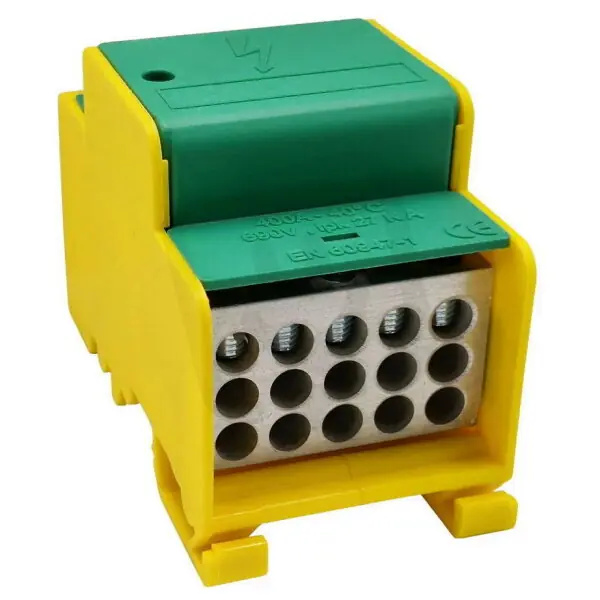 Distribuční blok DTB 120/15x16+4x35 žluto-zelený ELEKTRO BEČOV UB120BK24 Ihned K Objednání