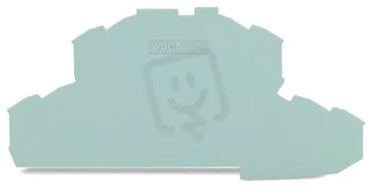 Nejlepší Volba Koncová bočnice a separátor Tloušťka 0,8mm šedá WAGO 2002-2491