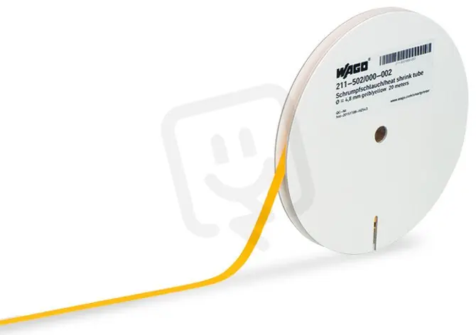 Smršťovací dutinka, pro Smart Printer, Průměr v nesmrštěném stavu 9,5 mm, Žlutá Oblíbený