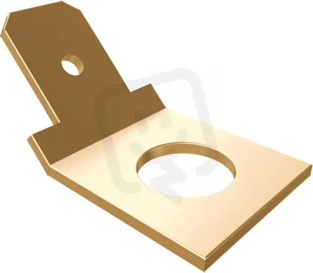 Plochý kolík zalomený, 6,3x0,8mm, povrchová úprava pasivace 7202-00/4/100 Speciální Cena