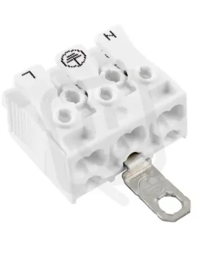 Svorkovnice SLK 3/3 E-SCHR (N-E-L) pro svítidla PC bílá/88167525 Eleman 1000145 Sezónní Sleva