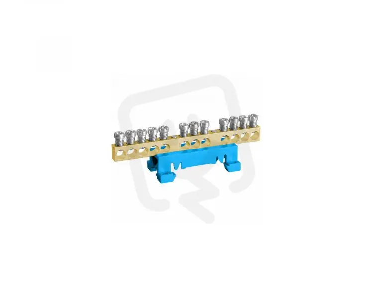 Časově Omezené Rozbočovací můstek NOARK TBB nekrytý, plastová západka, modrý, 12x10mm2