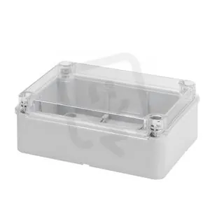 Rozbočovací krabice 44 CE nástěnná s průhledným nízkým víkem, 300x220x120 IP56 Dokud Zásoby Vydrží