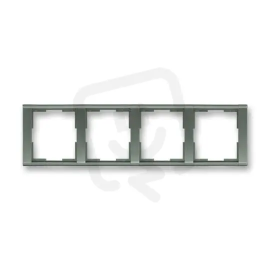 Autentický Čtyřrámeček ABB TIME vodorovný antracitová 3901F-A00140 34