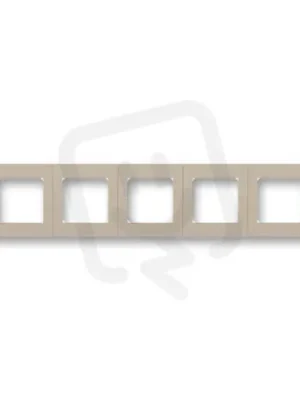 Pětirámeček ABB LEVIT macchiato/bílá 3901H-A05050 18 Jen Po Omezenou Doba