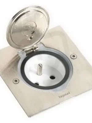 PLATINUM PODLAHOVÁ KRABICE IP44 2MODULOVÝ NEREZ ČTVEREC LEGRAND 089700 Autentický