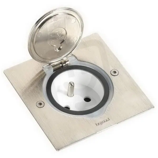PLATINUM PODLAHOVÁ KRABICE IP44 2MODULOVÝ NEREZ ČTVEREC LEGRAND 089700 Autentický