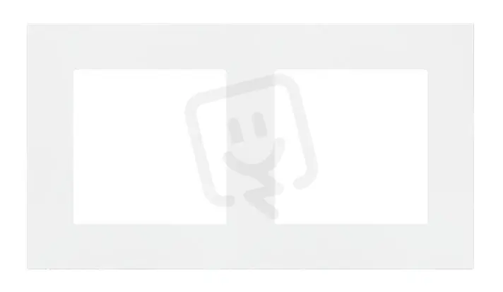 Zlevněný Rámeček 2 násobný bílá matná KONTAKT SIMON TR2/111