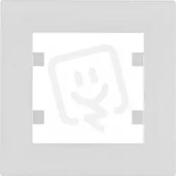 Rámeček 1-násobný, lumina intense, bílá lesk HAGER WL5510 Poslední Šance