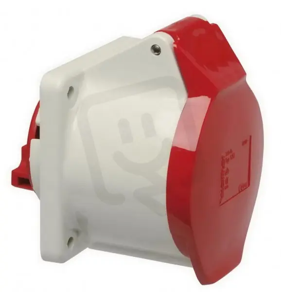 Vestavná zásuvka 32A 5P 400V 6h IP44, přímá WALTHER 430 Aktuální