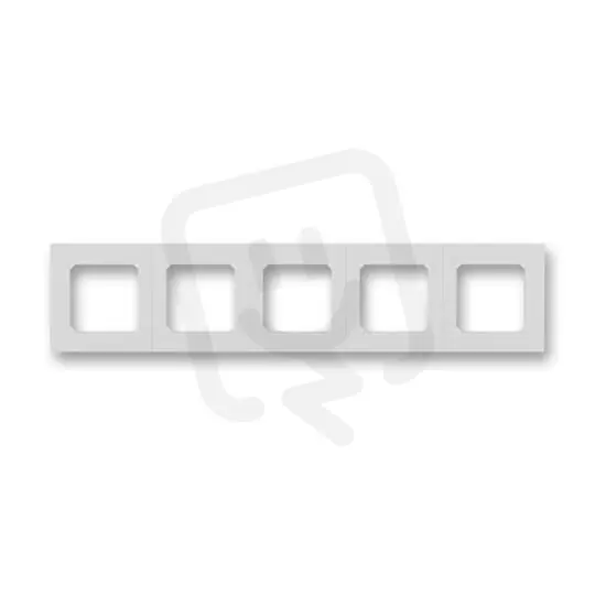 Pětirámeček ABB LEVIT šedá/bílá 3901H-A05050 16 Výprodej